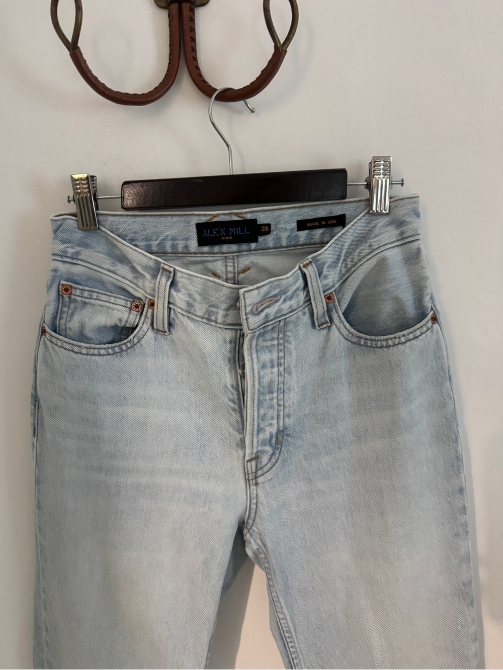 Alex Mill Light Blue Straight-Leg Women's Jeans